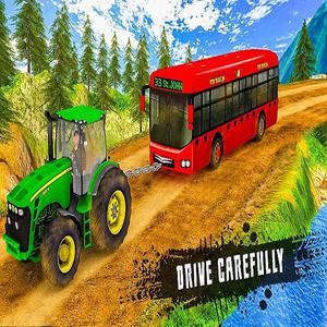 play Chained Tractor Towing Rescue