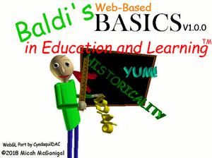play Redistributed: Baldi'S Web-Based Basics In Education And Learning 1.4.3 Version