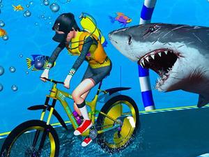 play Underwater Bicycle Racing
