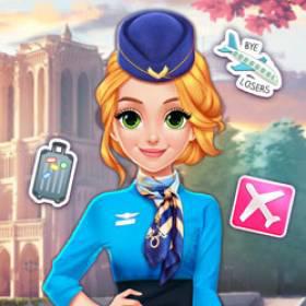 play Blonde Princess Cabin Crew Makeover - Free Game At Playpink.Com