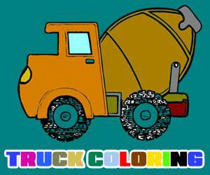 play Trucks Coloring Book