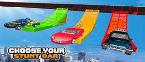 play Mega Car Ramp Impossible Stunt