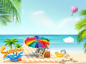play Summer Beach Slide