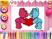 play Animal'S Valentine Coloring