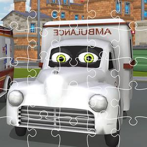 play Ambulance Trucks Jigsaw