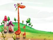 play Cartoon Giraffe Puzzle