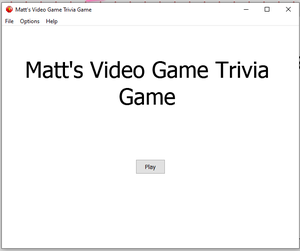 play Matt'S Video Game Trivia