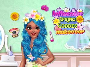 play Influencer Spring Goddess Makeover