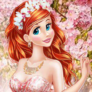 play Colors Of Spring ~ Disney Princess Dress Up