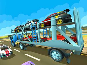 play Cargo Euro Truck Drive Car Transport New