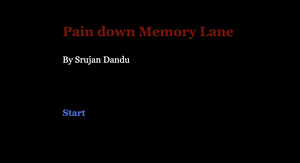 play Pain Down Memory Lane