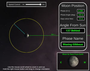 Lunar Phases Simulator
