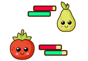 play Tomato Vs Pear (Gd Open Source Turn-Based Battle)