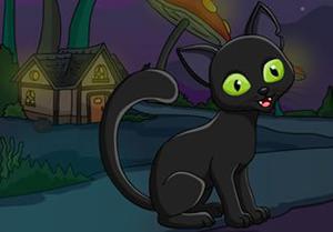 play Black Cat Escape (Games 4 Escape