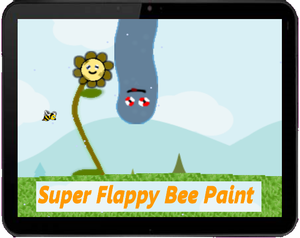 play Super Flappy Bee Paint