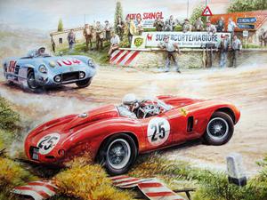 play Painting Vintage Cars Jigsaw Puzzle
