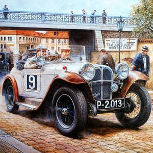 play Painting Vintage Cars Jigsaw Puzzle 2