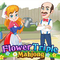 play Flower Triple Mahjong