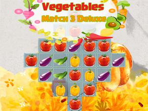 play Vegetables Match 3 Deluxe