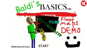 play Baldi'S Basics Floor Maps Demo