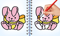 play Coloring Bunny Book