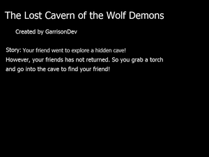 play The Lost Cavern Of The Wolf Demons