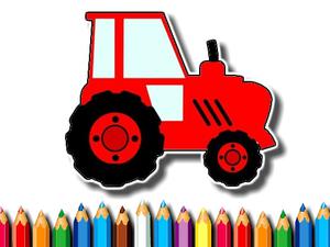 play Easy Kids Coloring Tractor