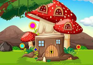 play Red Mushroom House Escape
