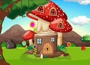play Red Mushroom House Escape
