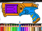 play Back To School Nerf Coloring Book