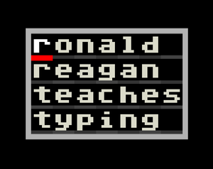 play Ronald Regan Teaches Typing