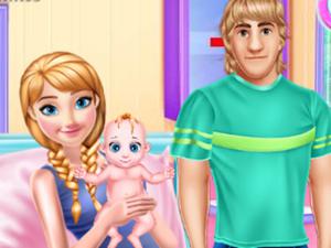 play Pregnant Anna And Baby Care
