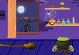 play Purple Halloween Room Escape