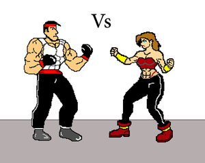 play Alpha Man V Angry Girlfriend (2 Player Version)