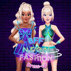 play Bff Neon Fashion Dress-Up