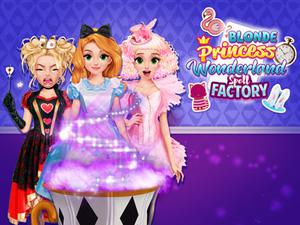 play » Blonde Princess Wonderland Spell Factory
