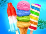 play Rainbow Ice Cream And Popsicles
