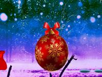 play Christmas Red Ball Forest Escape