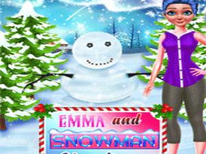 play Emma And Snowman Christmas