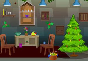 play Christmas Dark Room Escape 2