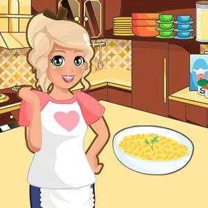 play Mia Cooking Mac And Cheese