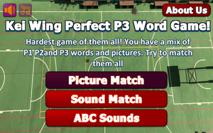 play Perfect P3 Word Match Game!
