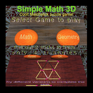 play Simple Math 3D Games 2021: Matches Puzzles