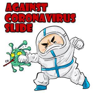 play Against Coronavirus Slide