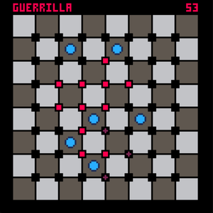 play Guerrilla Checkers