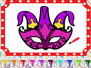 play Carnival Party: Mask Coloring