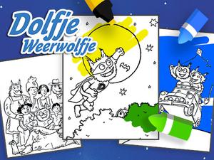 play Coloring Dolfje Weerwolfje