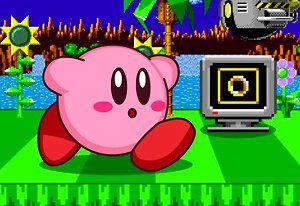 Kirby In Sonic The Hedgehog 2