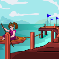 play G2M Boat Girl Escape Html5