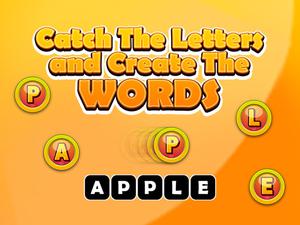 play Catch The Letters And Create The Words